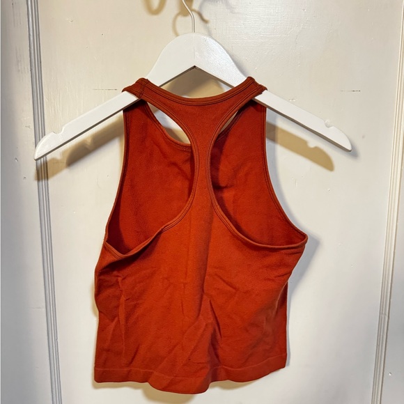 Free People Burnt Orange Crop Tank Top - Picture 3 of 3